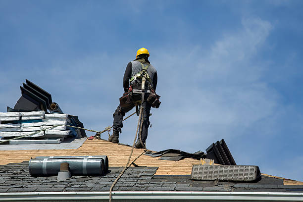 Professional Storm Damage Roof Repair technician working in Elkhart, IA